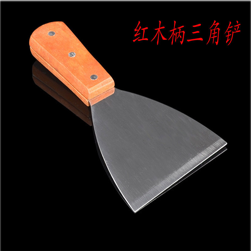 三角铲料理铲铁板铲子刨冰铲牛排铲煎铲铁板烧平铲煎饼铲工具
