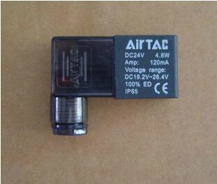 非标电磁阀线圈4V210 AIRTAC亚德客型 AC220V DC24 气动 内孔10MM