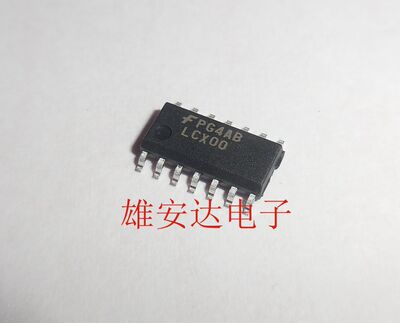 LCX00 逻辑-栅极和逆变器 74LCX00MX 贴片SOP14 全新现货可直拍