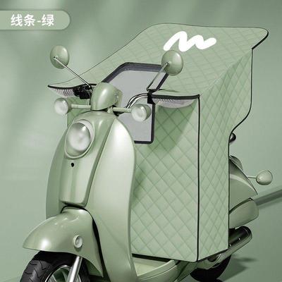 亲子款电动车挡风被防晒夏季电瓶电车儿童防雨防风罩风挡防水母子