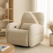 赫本功能沙发椅电动头等舱懒人沙发单椅可躺睡家用摇椅旋转休闲