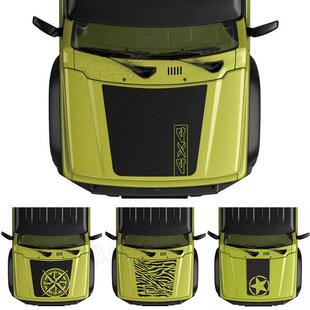 Jimny吉姆尼车贴拉花 前面车头盖机盖引擎盖装饰改装汽车贴纸贴膜