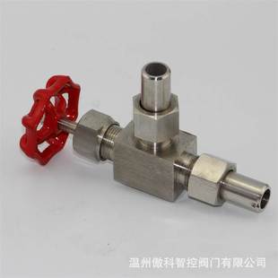 64P 外螺纹高压针型阀 J24W 不锈钢针型阀 针型阀 304 316角式