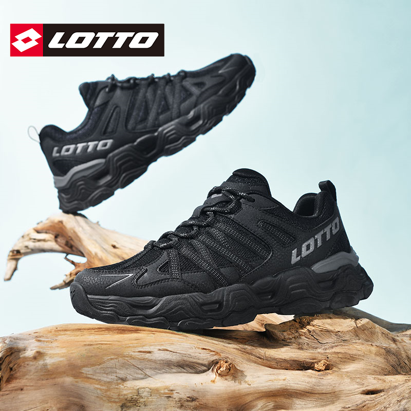 LOTTO乐途男厚底徒步登山运动鞋
