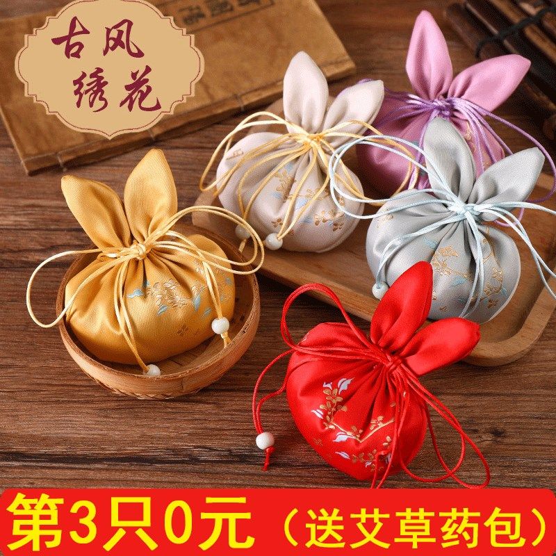 兔子香包端午节手工diy香囊礼物艾草香薰袋随身驱蚊古风汉服荷包,机械设备,矿山专用设备,淘宝优惠券,粉丝福利购,淘宝优惠卷