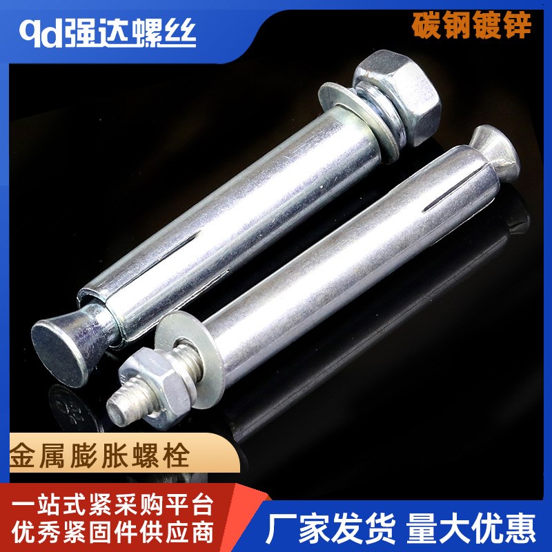 M6M8M10M14M16M18-20 金属膨胀螺丝钉镀锌膨胀螺丝钉壁虎拉爆丝栓