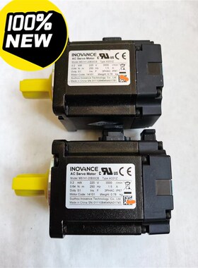 议价汇川200w伺服电机,型号 MS1H1-20B30CB-A3