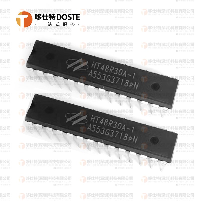 HT48R30A-1全新原装HT48R30A封装DIP28 LCD型8位输出/输入单片机