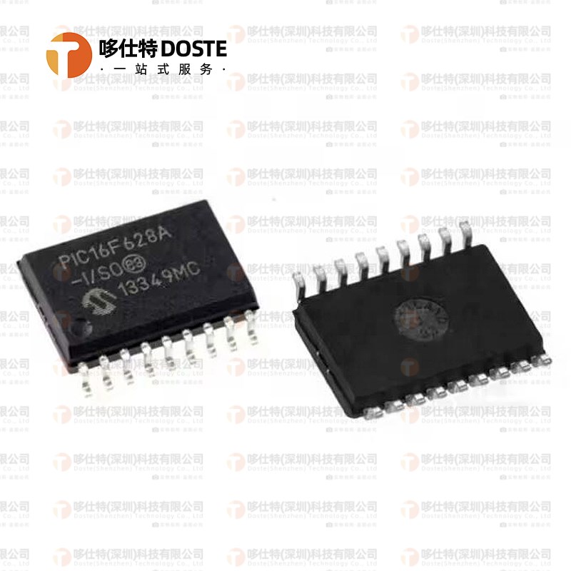 PIC16F628A-I/SO PIC16F628 ROM 闪存微控制器芯片贴片SOP18