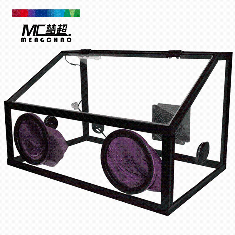 亚克力琥珀蜜蜡翡翠工具diy台磨电磨牙机木工打磨灰防尘箱防尘罩