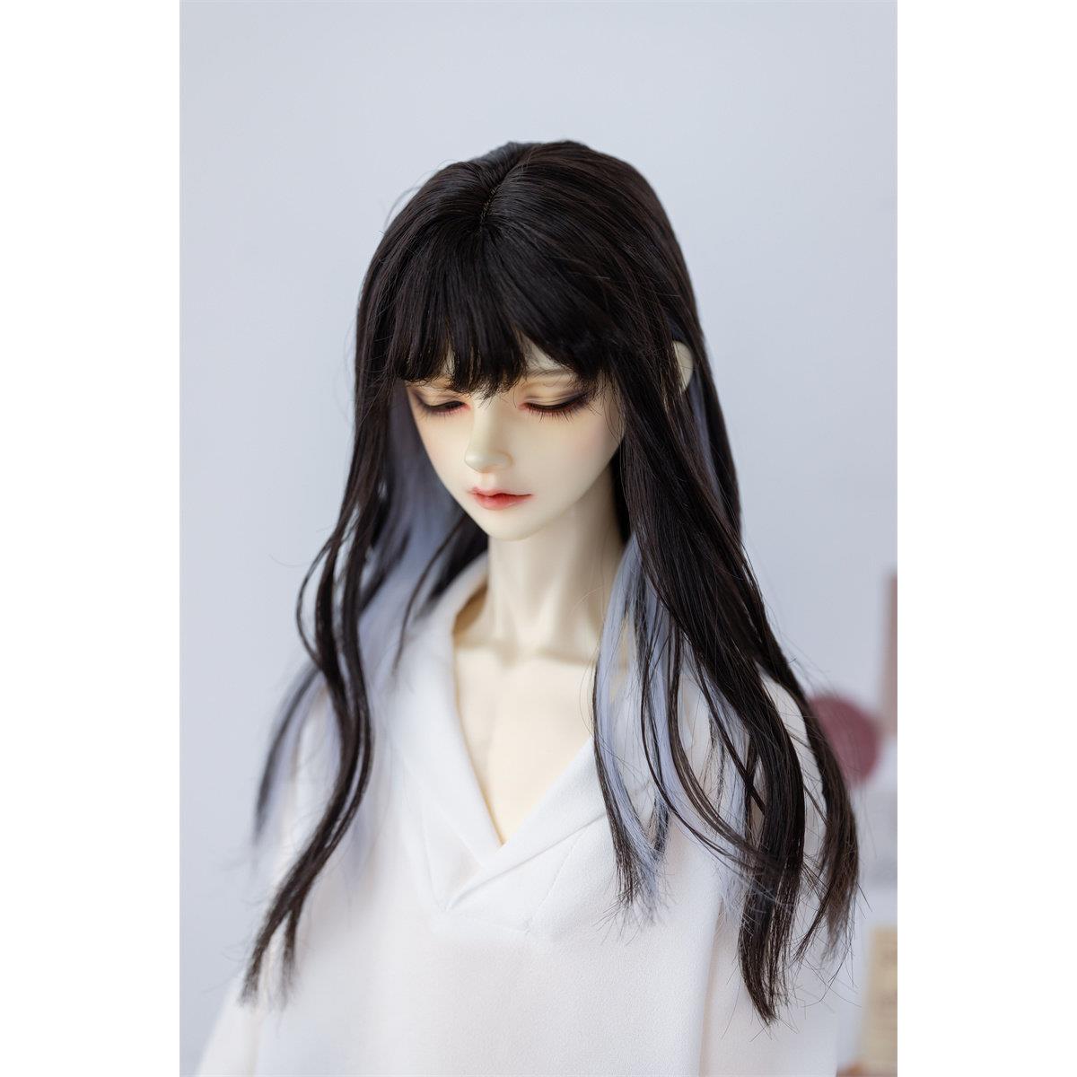【咔咔星球】bjd假发女款3分4分6分牛奶丝软丝挑染长发假毛