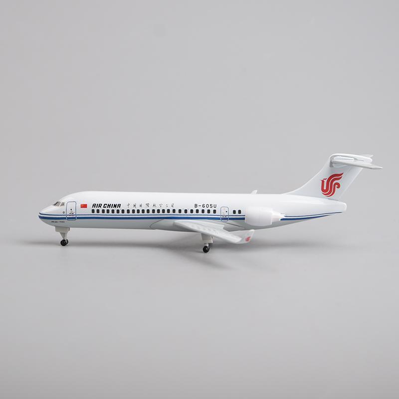 C919飞机模型仿真国航空客机合金民航模玩具摆件带灯起落架轮47cm图片