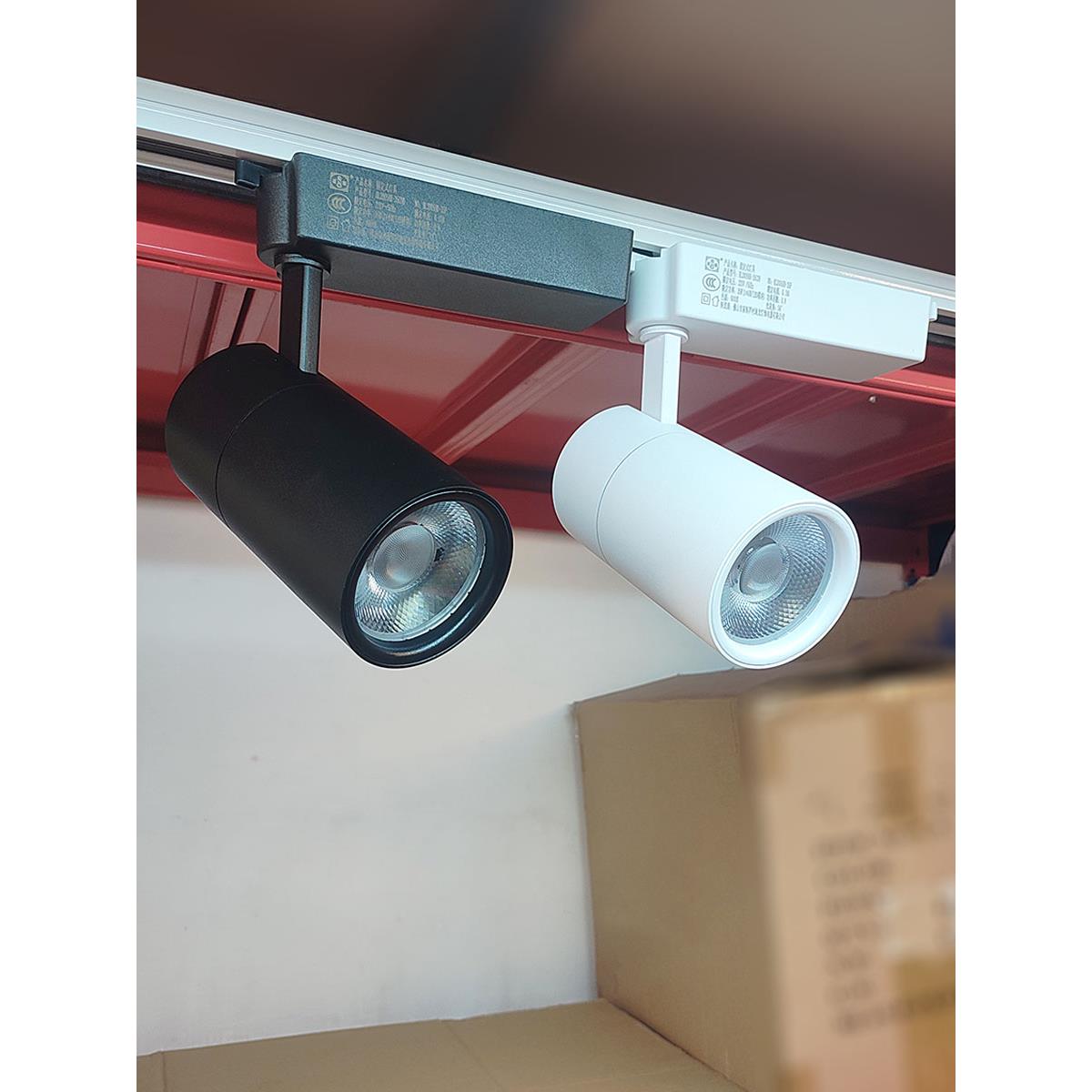 迴龙澳浦LED路轨灯12W20W35服装店展厅背景墙COB轨道射灯HL20058B