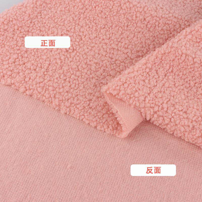微弹泰迪绒小颗粒羊圈绒仿羊羔绒圈圈绒布料手工DIY公仔毛绒玩具