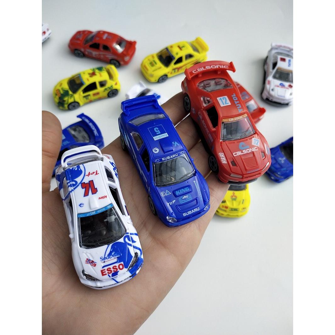 4D拼装1/72WRC拉力赛车模型儿童男孩迷你赛车套装摆件玩具车