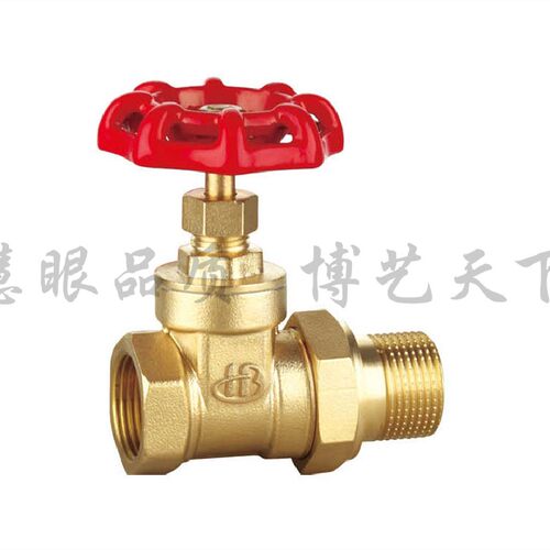 慧博阀门Z35W-16T黄铜内外活接螺纹暖气自来水管闸阀开关DN15-25