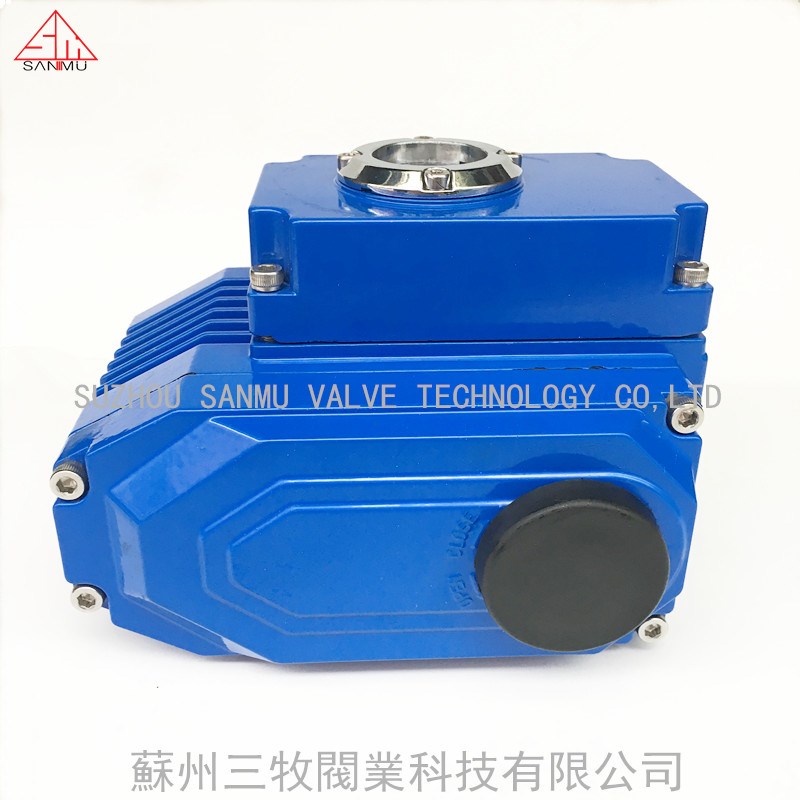 精小型电动执行器 电动开关驱动装置 可配蝶阀快装电动头05-100型