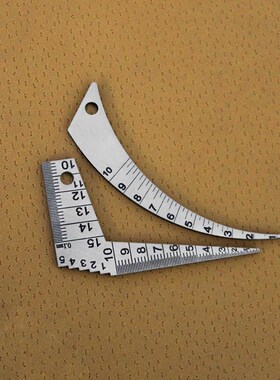 牛角间隙尺1-15mm塞尺月牙塞尺弯角尺1-10mm孔径尺测孔内径