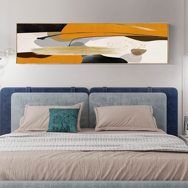 墙画ins风晶瓷装饰画客厅适合卧室床头的画2021年新款挂画定制款图片