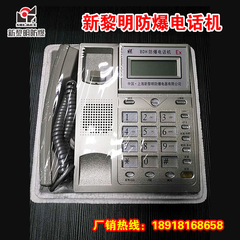 工业防爆电话机带耦合器上海新黎明 BHH/BDH化工厂用本安国标厂销