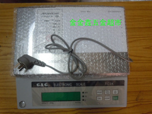 双杰电子秤TC6KA 台秤 6Kg/1g 电子称 6公斤/1克