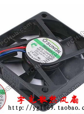 建准 6CM厘米超薄静音测速CPU机箱风扇6015 12V 1.0W KDE1206PHV2