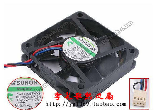 建准 6CM厘米超薄静音测速CPU机箱风扇6015 12V 1.0W KDE1206PHV2