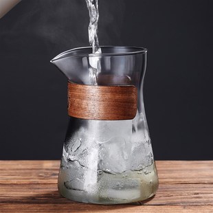 家用玻璃冷萃壶挂耳咖啡壶过滤漏斗滤杯 咖啡分享壶手冲咖啡壶套装