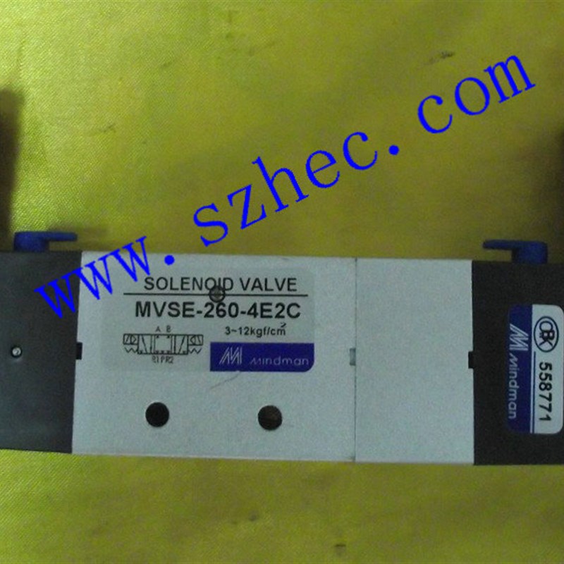台湾金器MINDMAN电磁阀 MVSE-260-4E2C .
