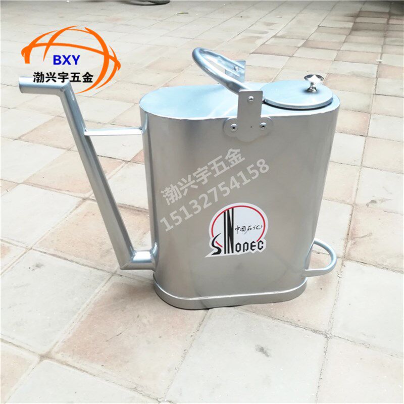 加油站用15L防爆长嘴加油壶 加厚铝加油桶汽油柴油机油防爆加油壶