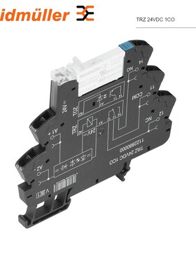 魏德米勒超薄继电器 插线欧式电子 1122880000 TRZ 24VDC 1CO原装