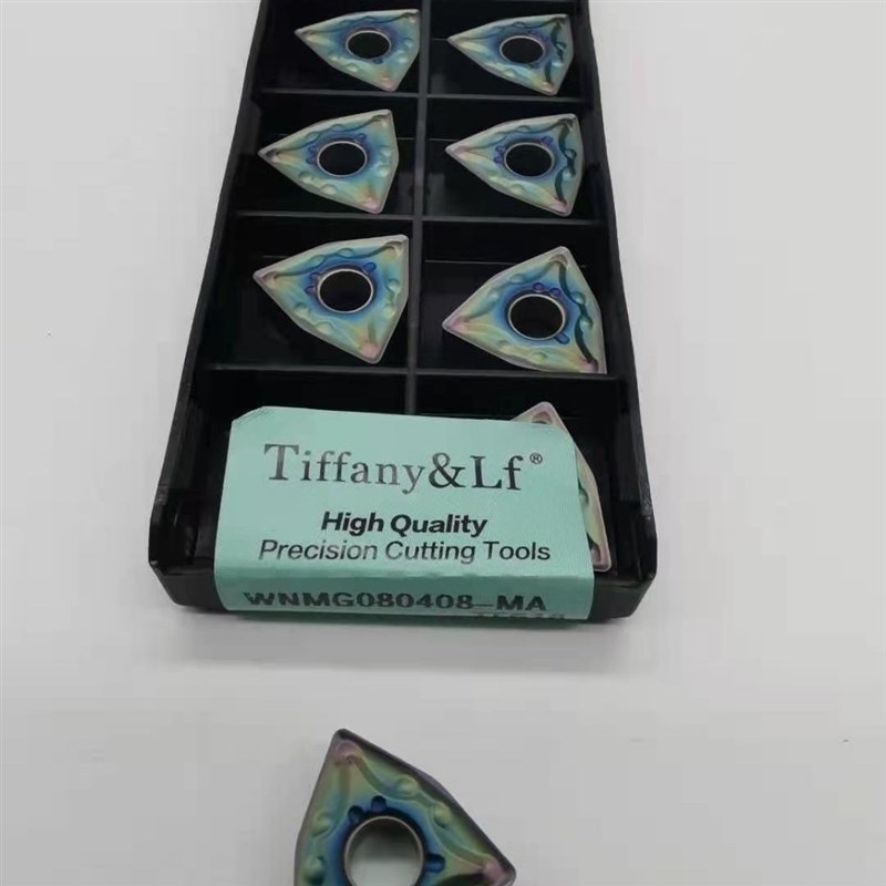 七彩调制数控刀片WNMG080404/080408-MA/MM/MS TF618钢件 40-50度