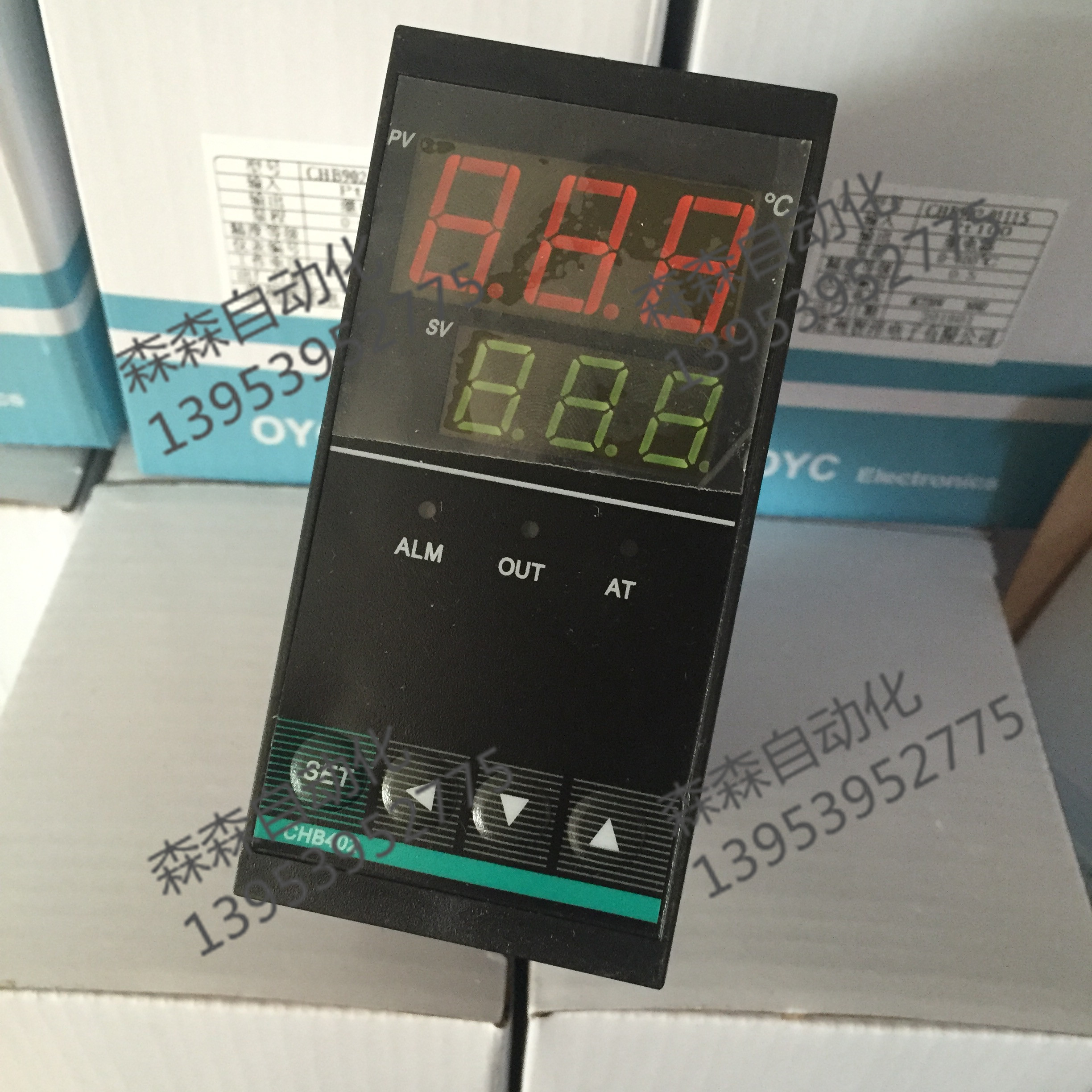 常州智泽OYC继电器 数显智能温控表仪表CHB402 K型家用温度控制器
