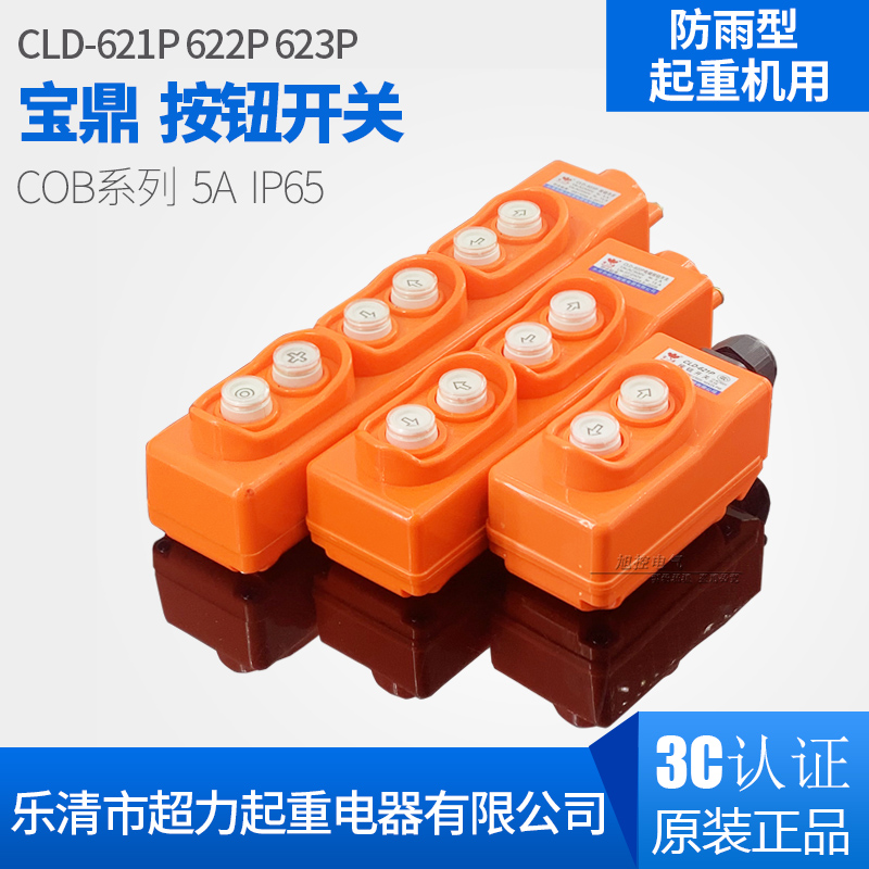 超力宝鼎CLD-621P起重机按钮开关COB-622 623P直控型行吊车防雨水