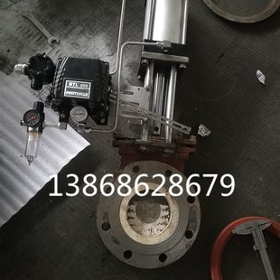 10C 调节型气动耐磨刀闸陶瓷阀PZ673TC 气动调节刀闸阀PZ673H