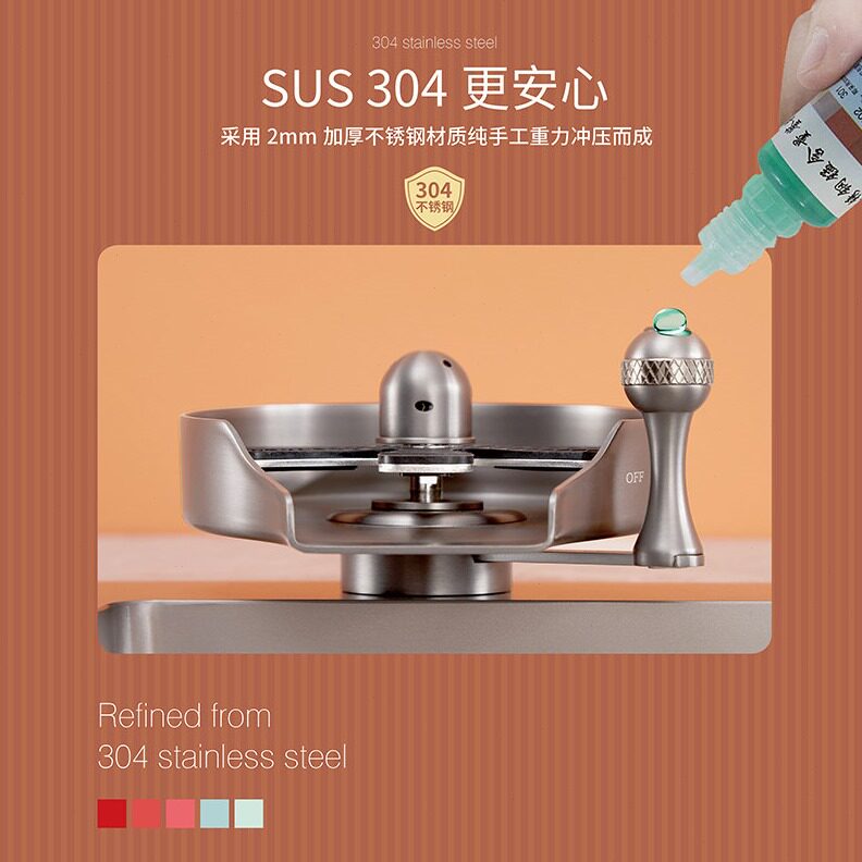 直销ly水槽吧台不锈钢冷热洗杯器压自动旋转冲清洗杯子咖啡奶茶