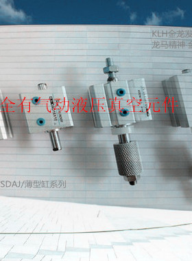 耐高温单动单作用薄型外牙气缸SSA50X5X10X15X20X25X30-B