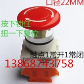 LAY37 蘑菇头自锁急停按钮开关 11ZS PBC NP4 Y090 LAY7