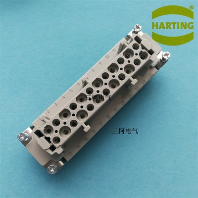 24针母芯 09330242701  Han-24-E-F-s 哈丁HARTING重载连接器航插