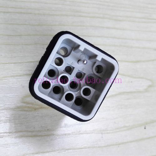 HARTING德国连接器09120123001公芯HAN-Q-12-M原装新10A/400V现货