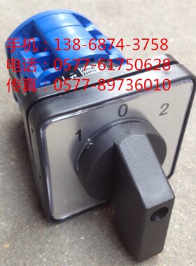 转换开关 LW39-16B-40B-303XJ/3  银触点 3档位 3节