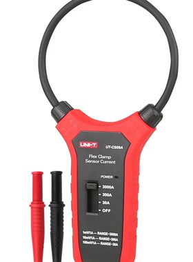 优利德UT-CS09A/C柔性电流传感器3000A示波器电工钳形探头钳形表