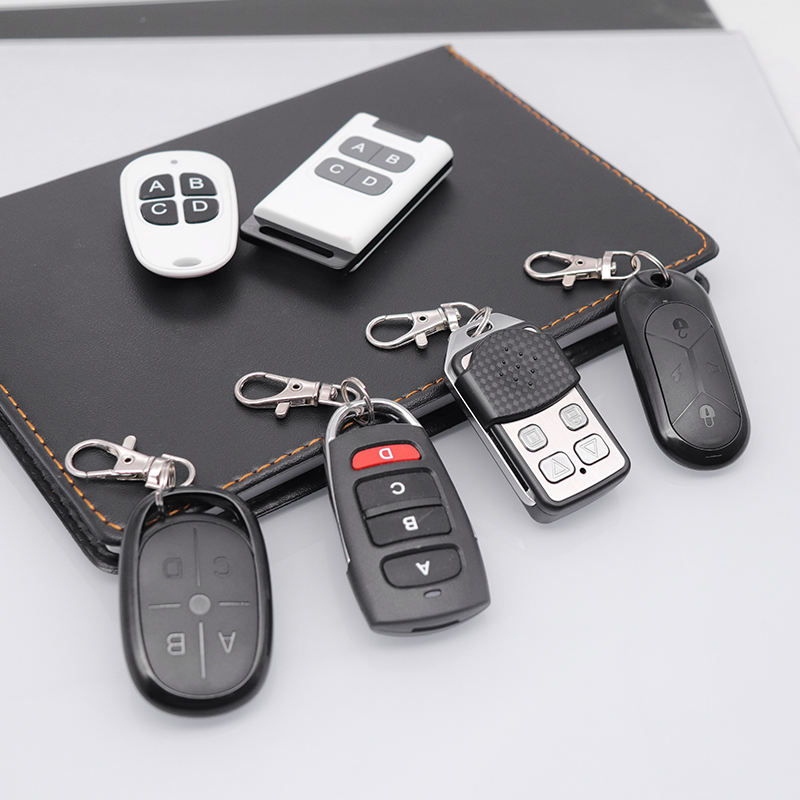 电动门遥控器卷帘门车库门卷闸门通用道闸伸缩门大门433对拷钥匙