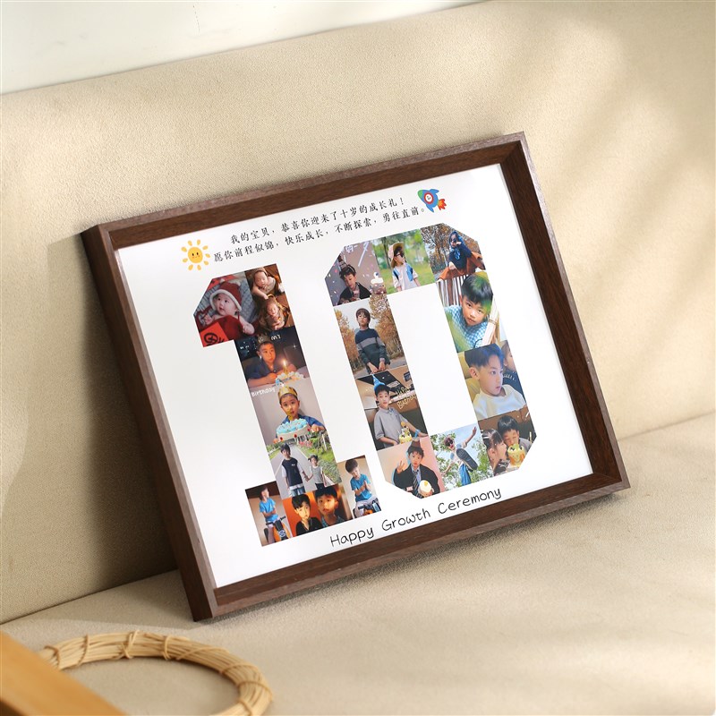 相框照片30定制diy二十岁纪念礼品生日数字5情侣结婚周年相册摆台