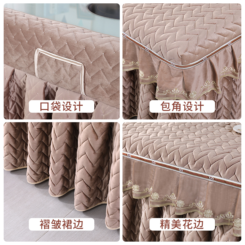 新款烤火罩加厚长方形烤火桌子罩家用加绒冬季烤火桌布电烤炉套罩