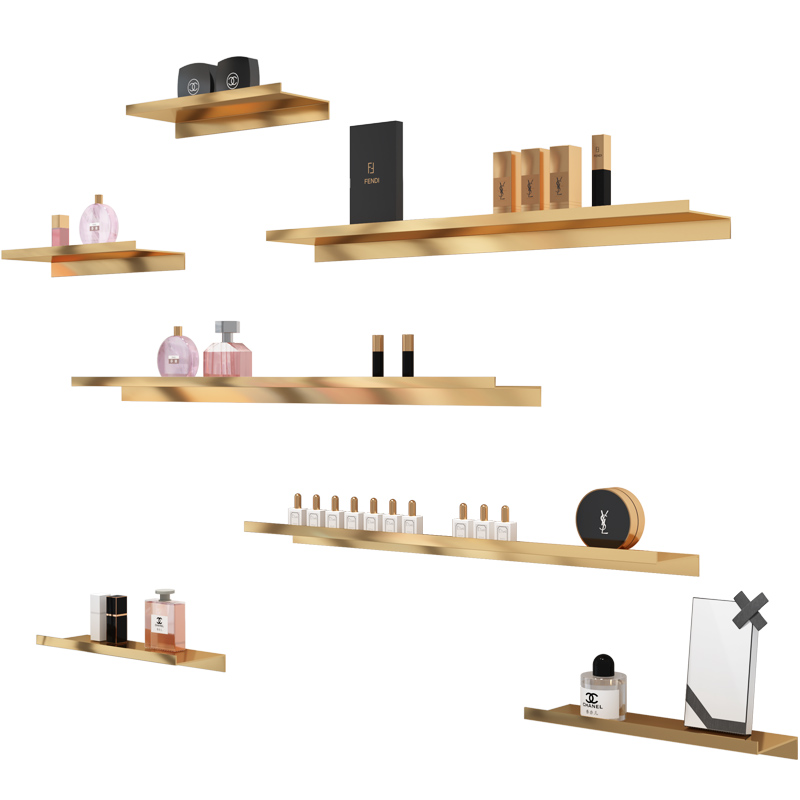 美甲店甲油胶美甲架货架展示架美容院网红收纳化妆品挂墙上置物架