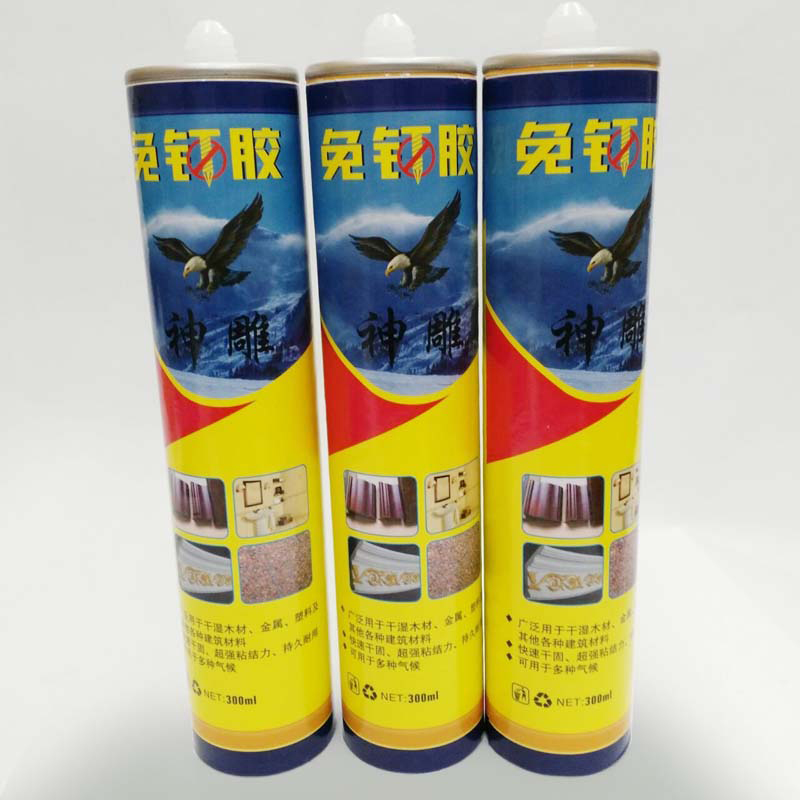 大理石石塑线条专用免钉胶高强度粘力高效环保牢固瓷砖胶水结构