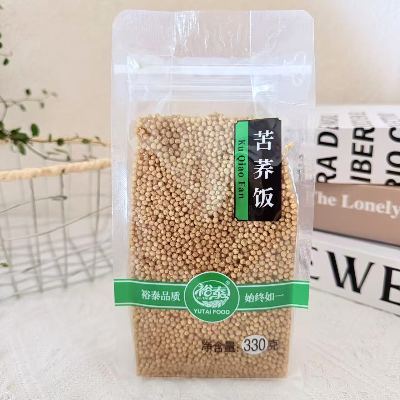 苦荞饭330g 云南特产 裕泰食品杂粮苦荞麦疙瘩饭粗粮袋装荞米包邮