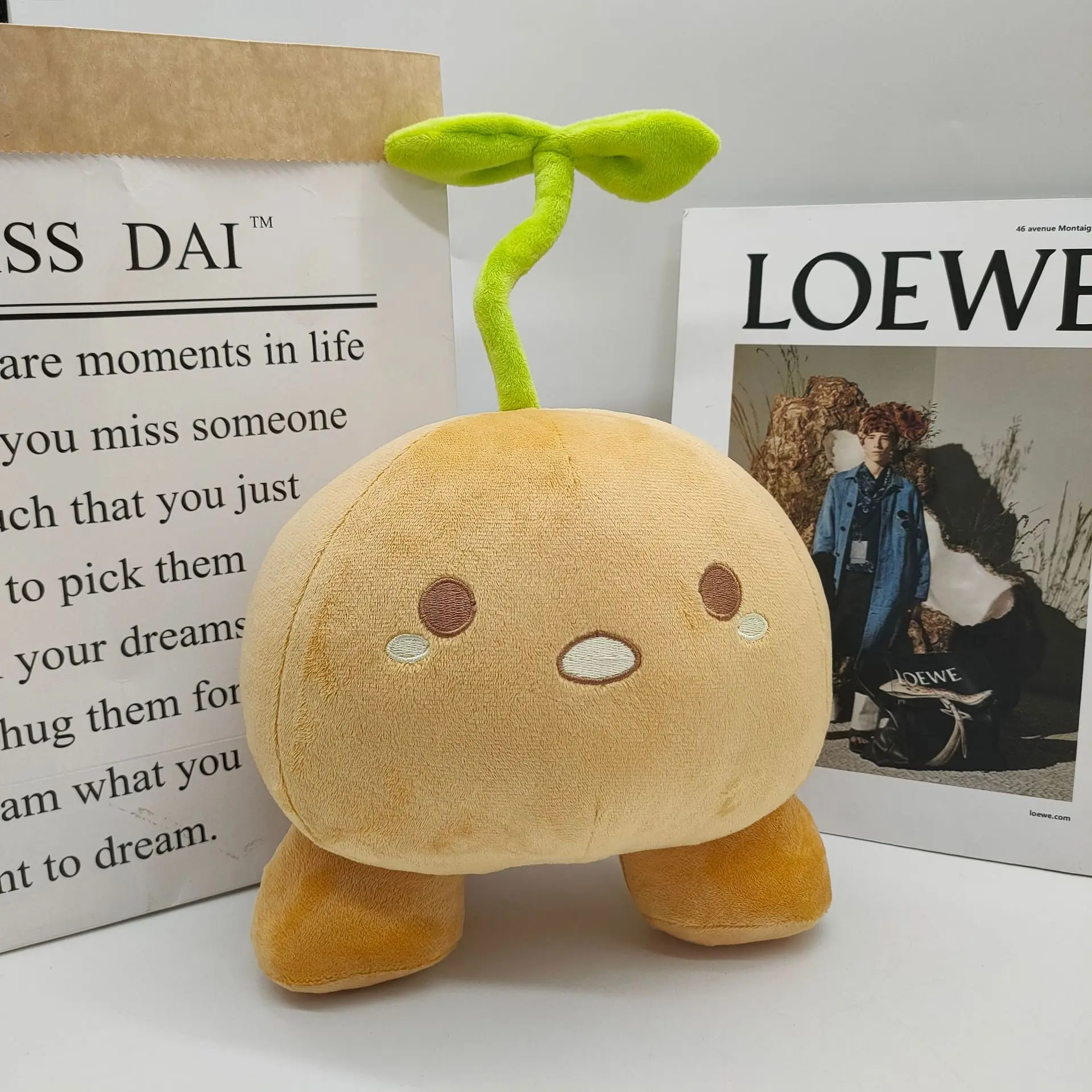 新品 omori sprout mole 发芽土豆毛绒玩偶 游戏毛绒玩具