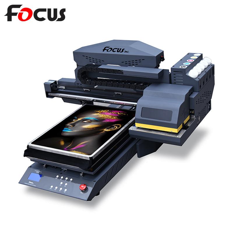 厂家直供数码直喷打印机彩色标签帽子袖子牛仔平板彩印打印机